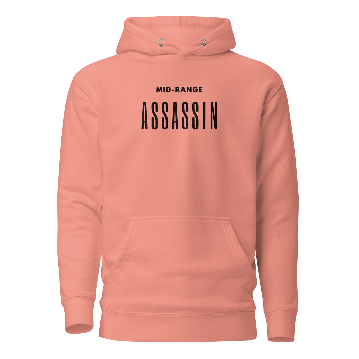 "Mid-Range Assassin" Embroidered Hoodie V1