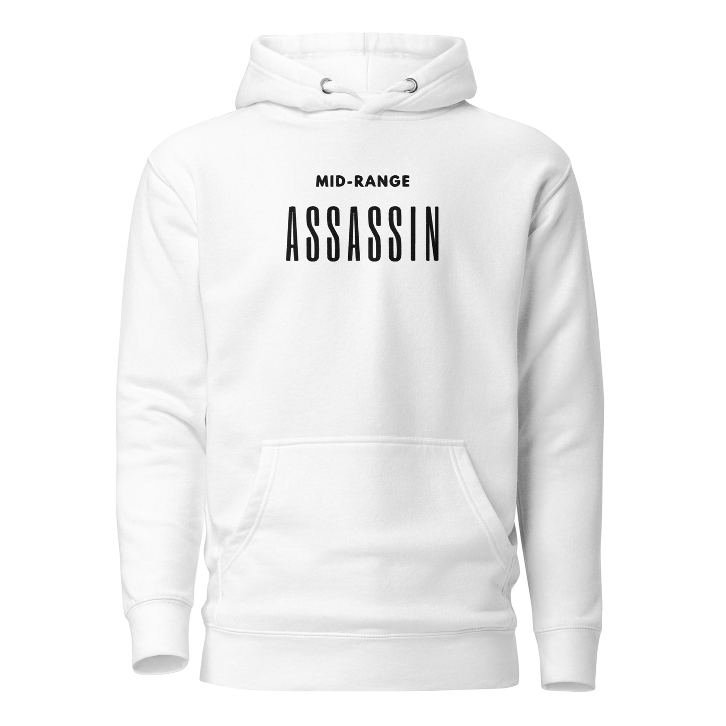 "Mid-Range Assassin" Embroidered Hoodie V1